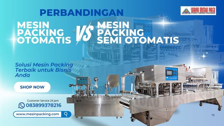 Perbandingan Mesin Packing Otomatis dan Semi Otomatis