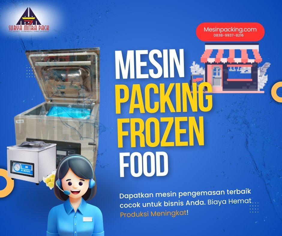 Mesin packing frozrn food